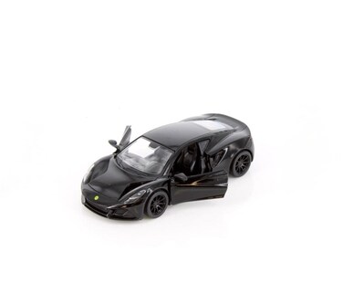 1:34 Scale Die-Cast Lotus Emira Sports Car Toy with Openable Doors-Black