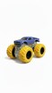 1:64 Scale Monster Truck Mini Toy Car for Kids &ndash; Pull Back Action Vehicle with Big Wheels-Dark Blue