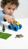 1:64 Scale Monster Truck Mini Toy Car for Kids &ndash; Pull Back Action Vehicle with Big Wheels-Yellow