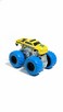 1:64 Scale Monster Truck Mini Toy Car for Kids &ndash; Pull Back Action Vehicle with Big Wheels-Yellow