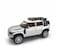 1:22 Die-Cast SUV Toy Car with Lights, Sounds, Pull Back Action &amp; Open Doors-Silver