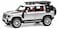 1:22 Die-Cast SUV Toy Car with Lights, Sounds, Pull Back Action &amp; Open Doors-Silver