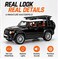 1:22 Die-Cast SUV Toy Car with Lights, Sounds, Pull Back Action &amp; Open Doors-Black