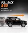 1:22 Die-Cast SUV Toy Car with Lights, Sounds, Pull Back Action &amp; Open Doors-Black