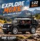 1:22 Die-Cast SUV Toy Car with Lights, Sounds, Pull Back Action &amp; Open Doors-Black