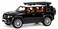 1:22 Die-Cast SUV Toy Car with Lights, Sounds, Pull Back Action &amp; Open Doors-Black