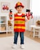 Kids Firefighter Role Play Set with Helmet, Vest &amp; Accessories, Pretend Play Toy