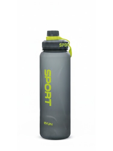 Water Bottle 1000ML Large Capacity Drinking Bottle with Flip Lid -Black