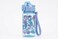 Kids Printed Water Bottle 550ML  Drinking Bottle with Flip Lock Lid and Carry Strap-Green