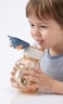 Kids Water Bottle 750ML  Drinking Bottle with Straw Lid and Carry Strap-Orange