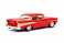 1:40 Scale 1957 Chevrolet Bel Air Diecast Model Car &ndash; Classic Vintage Collectible-Red