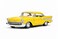 1:40 Scale 1957 Chevrolet Bel Air Diecast Model Car &ndash; Classic Vintage Collectible-Yellow