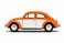1:32 Scale 1967 Volkswagen Classical Beetle Diecast Model Car  with Opening Doors-Orange