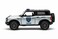 1:34 Scale 2022 Ford Bronco Police/Firefighter edition Diecast Model Car-Silver