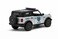 1:34 Scale 2022 Ford Bronco Police/Firefighter edition Diecast Model Car-Silver