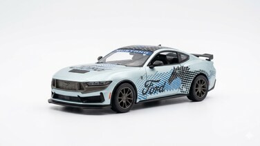 Ford Mustang Dark Horse Livery Edition Die-Cast Model Car &ndash; Detailed Collectible Sports Car Toy