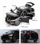 1:24 Scale Die-Cast SUV Model Car with Openable Doors, Hood &amp; Trunk, Pull Back Action Toy Car for Kids &amp; Collectors-Yellow