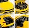 1:24 Scale Die-Cast SUV Model Car with Openable Doors, Hood &amp; Trunk, Pull Back Action Toy Car for Kids &amp; Collectors-Black