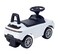 Kids Manual Push Ride-On Car with Musical Steering Wheel, Storage Space &amp; Anti-Roll Over Stopper, Safe &amp; Fun Ride for Toddlers-White