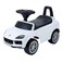 Kids Manual Push Ride-On Car with Musical Steering Wheel, Storage Space &amp; Anti-Roll Over Stopper, Safe &amp; Fun Ride for Toddlers-White