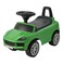 Kids Manual Push Ride-On Car with Musical Steering Wheel, Storage Space &amp; Anti-Roll Over Stopper, Safe &amp; Fun Ride for Toddlers-Green