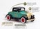 Vintage Die-Cast Classic Car Toy 1:36 Scale with Light &amp; Music, Pull Back Action, Openable Doors, Kids Collectible Model Car