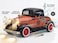 Vintage Die-Cast Classic Car Toy 1:36 Scale with Light &amp; Music, Pull Back Action, Openable Doors, Kids Collectible Model Car