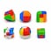Kids Puzzle Cube Set &ndash; Colorful Brain Teaser Toys with Multiple Shapes, Educational Skill Development Toy for Children