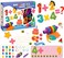 Kids Mathematics &amp; Shape Learning Dough Set &ndash; Educational Play Dough Kit with Numbers, Shapes &amp; Tools for Creative Learning
