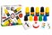 Speed Cups Game Set &ndash; Fast Stacking &amp; Matching Game with Bell, Pattern Cards &amp; 20 Color Cups for Kids &amp; Family Fun