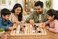 Hand Catapult Chess Game &ndash; Fast Sling Puck Wooden Board Game for Kids &amp; Family, 2 Player Strategy Game
