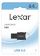 Lexar JumpDrive V40 64GB USB 2.0 Flash Drive &ndash; Compact Portable Data Storage