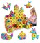 Changeable Building Blocks Set &ndash; 130 PCS Creative Construction Kit with Interlocking Shapes for Kids 3+