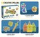 Changeable Building Blocks Set &ndash; 130 PCS Creative Construction Kit with Interlocking Shapes for Kids 3+