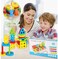 Wooden Fishing Game Toy Set for Kids &ndash; Magnetic Fishing Four-Post Puzzle Board with Shapes Sorting, Hand-Eye Coordination &amp; Early Learning Educational Toy (36+ Months)