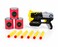 Space Gun Shooting Toy Set with Foam Darts and Target Cans for Kids Ages 6+ &ndash; Safe Soft Bullet Blaster Play Set for Indoor and Outdoor Fun