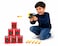Space Gun Shooting Toy Set with Foam Darts and Target Cans for Kids Ages 6+ &ndash; Safe Soft Bullet Blaster Play Set for Indoor and Outdoor Fun