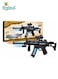 Shooter Military Gun Toy with Flashing Lights and Sound Effects &ndash; Battery Operated Pretend Play Toy Gun for Kids 3+ Years