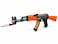 Toyland AK-838 Military Toy Gun with Flashing Lights and Sound Effects &ndash; Battery Operated Pretend Play Rifle Toy for Kids 3+ Years