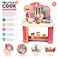 Kids Kitchen Play Set with Cooking Accessories &ndash; Pretend Play Cooking Station for Children, Toy Kitchen Set with Utensils, Sink, Food Accessories &amp; Storage Shelf, Educational Role Play Toy for Boys &amp; Girls 3+ Years
