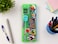 Basketball Theme Pencil Box Set with LED Table Lamp, Sharpener and Stationery Accessories for Kids School Use