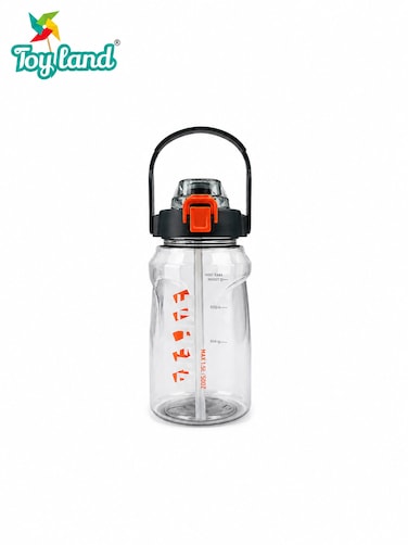 1.5L Leakproof Sports Water Bottle with Straw &amp; Carry Handle &ndash; Portable BPA-Free Drinking Bottle for Gym, Travel, School &amp; Outdoor Use