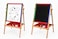 Double-Sided Wooden Easel Drawing Board for Kids with Whiteboard, Blackboard, Storage Tray, Marker, Chalk and Eraser &ndash; Educational Art &amp; Learning Easel