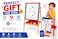 Double-Sided Wooden Easel Drawing Board for Kids with Whiteboard, Blackboard, Storage Tray, Marker, Chalk and Eraser &ndash; Educational Art &amp; Learning Easel