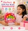 Kids 25 Pieces Building Blocks Set with Backpack Storage Bag, Educational Alphabet Blocks &amp; Toy Vehicles, Early Learning Construction Toy for Toddlers 3+ Years