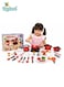 Kids Home Kitchen Play Set with Cooking Accessories, Pretend Play Toy Kitchen Set, Mini Cookware &amp; Food Accessories, Educational Role Play Toy for Boys &amp; Girls 3+ Years