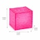 Cube Squeeze Ball Stress Relief Toy, Soft Sensory Squishy Fidget Cube for Kids &amp; Adults, Hand Exercise &amp; Anxiety Relief Toy-Pink