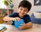 Cube Squeeze Ball Stress Relief Toy, Soft Sensory Squishy Fidget Cube for Kids &amp; Adults, Hand Exercise &amp; Anxiety Relief Toy-Blue