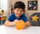 Cube Squeeze Ball Stress Relief Toy, Soft Sensory Squishy Fidget Cube for Kids &amp; Adults, Hand Exercise &amp; Anxiety Relief Toy-Yellow