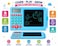 Kids Early Education Learning Board with LCD Writing Tablet, Calculator &amp; Stylus, Interactive Math Practice Drawing Pad, Educational Learning Toy for Writing, Doodling &amp; Arithmetic Skills